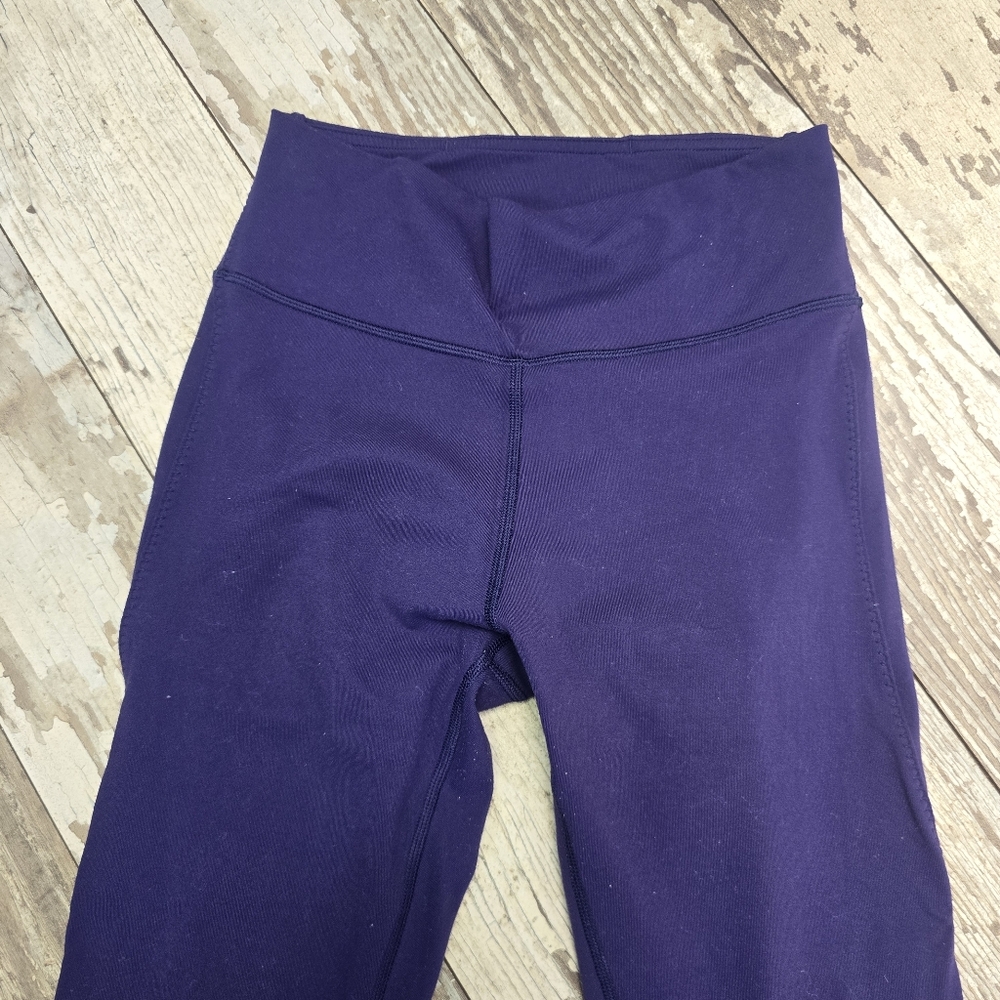 Lululemon Athletica Women's Essential Rhythm Emperor Blue Leggings Size 6 - Picture 9 of 12